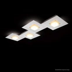 Grossmann KARREE Deckenleuchte LED Aluminium, Champagner, 4-flammig 5 Grossmann KARREE Deckenleuchte LED Aluminium, Champagner, 4-flammig -LED Leuchten Verkäufe grossmann karree deckenleuchte 74 783 275 2