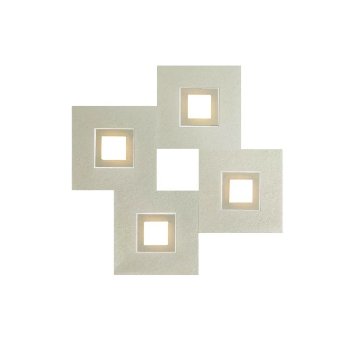 Grossmann KARREE Deckenleuchte LED Aluminium, Champagner, 4-flammig 1 Grossmann KARREE Deckenleuchte LED Aluminium, Champagner, 4-flammig