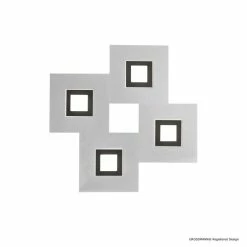 Grossmann KARREE Deckenleuchte LED Schwarz, Aluminium, 4-flammig 5 Grossmann KARREE Deckenleuchte LED Schwarz, Aluminium, 4-flammig -LED Leuchten Verkäufe grossmann karree deckenleuchte 75 783 246 2