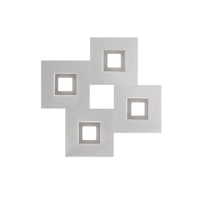 Grossmann KARREE Deckenleuchte LED Aluminium, Titan, 4-flammig 1 Grossmann KARREE Deckenleuchte LED Aluminium, Titan, 4-flammig