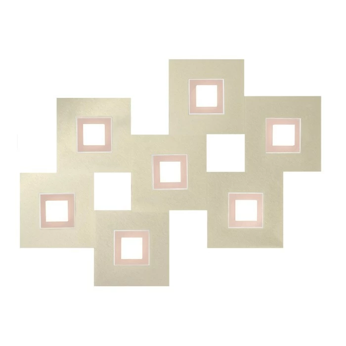 Grossmann KARREE Deckenleuchte LED Kupferfarben, 7-flammig 2 Grossmann KARREE Deckenleuchte LED Kupferfarben, 7-flammig – Bild 2