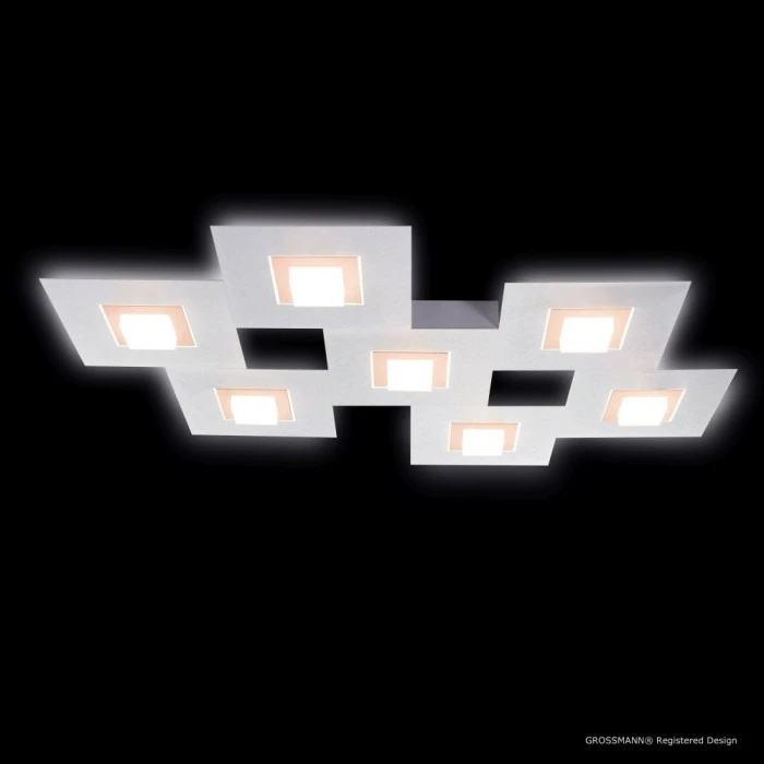 Grossmann KARREE Deckenleuchte LED Aluminium, Kupferfarben, 7-flammig 3 Grossmann KARREE Deckenleuchte LED Aluminium, Kupferfarben, 7-flammig – Bild 3