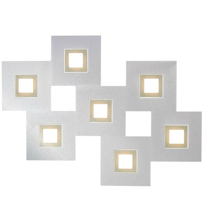 Grossmann KARREE Deckenleuchte LED Aluminium, Champagner, 7-flammig 2 Grossmann KARREE Deckenleuchte LED Aluminium, Champagner, 7-flammig – Bild 2