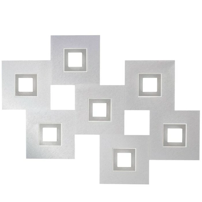 Grossmann KARREE Deckenleuchte LED Aluminium, Titan, 7-flammig 2 Grossmann KARREE Deckenleuchte LED Aluminium, Titan, 7-flammig – Bild 2