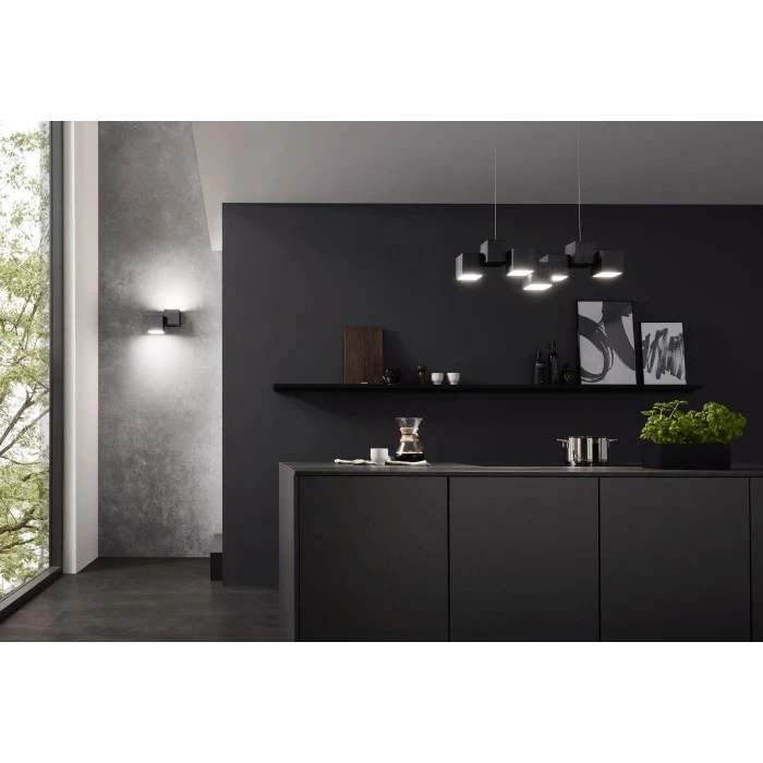 Grossmann ROCKS Deckenleuchte LED Schwarz, 5-flammig 1 Grossmann ROCKS Deckenleuchte LED Schwarz, 5-flammig