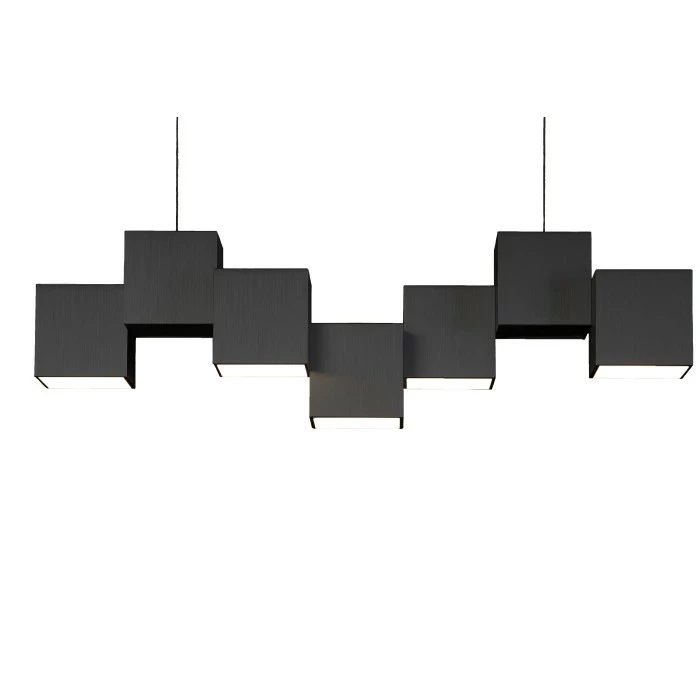 Grossmann ROCKS Deckenleuchte LED Schwarz, 5-flammig 2 Grossmann ROCKS Deckenleuchte LED Schwarz, 5-flammig – Bild 2