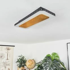 Hofstein Guacacallo Deckenpanel LED Schwarz, Weiß, Gold, 1-flammig 19 Hofstein Guacacallo Deckenpanel LED Schwarz, Weiß, Gold, 1-flammig -LED Leuchten Verkäufe guacacallo deckenpanel h3459607 9