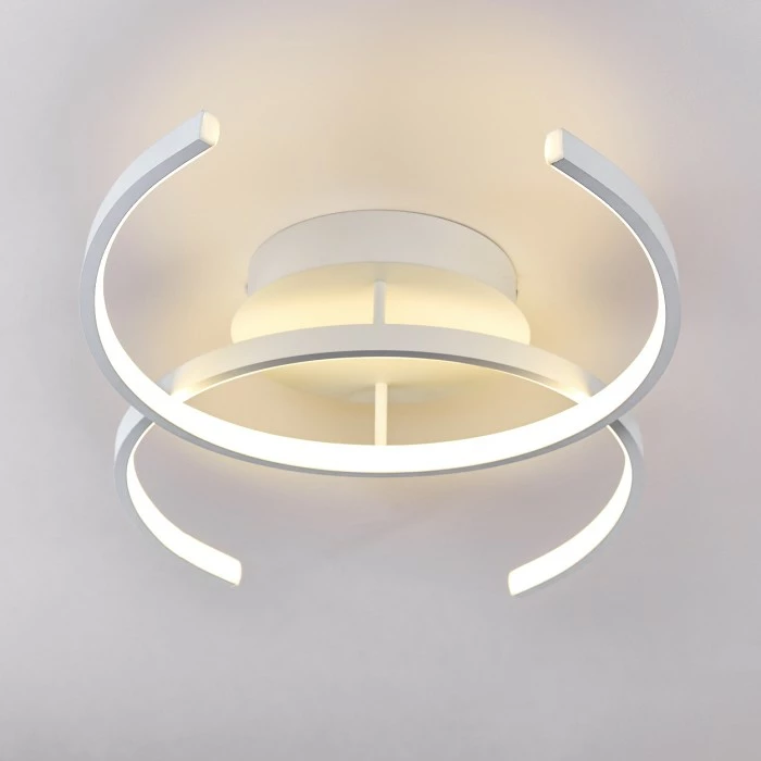 Hofstein Guinea Deckenleuchte LED Weiß, 2-flammig 12 Hofstein Guinea Deckenleuchte LED Weiß, 2-flammig – Bild 12