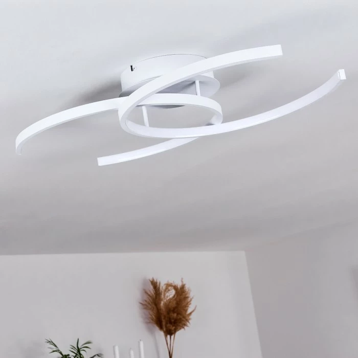 Hofstein Guinea Deckenleuchte LED Weiß, 2-flammig 19 Hofstein Guinea Deckenleuchte LED Weiß, 2-flammig – Bild 19