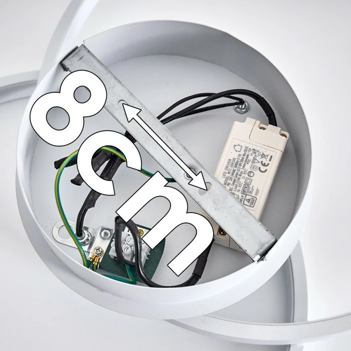 Hofstein Guinea Deckenleuchte LED Weiß, 2-flammig 20 Hofstein Guinea Deckenleuchte LED Weiß, 2-flammig – Bild 20