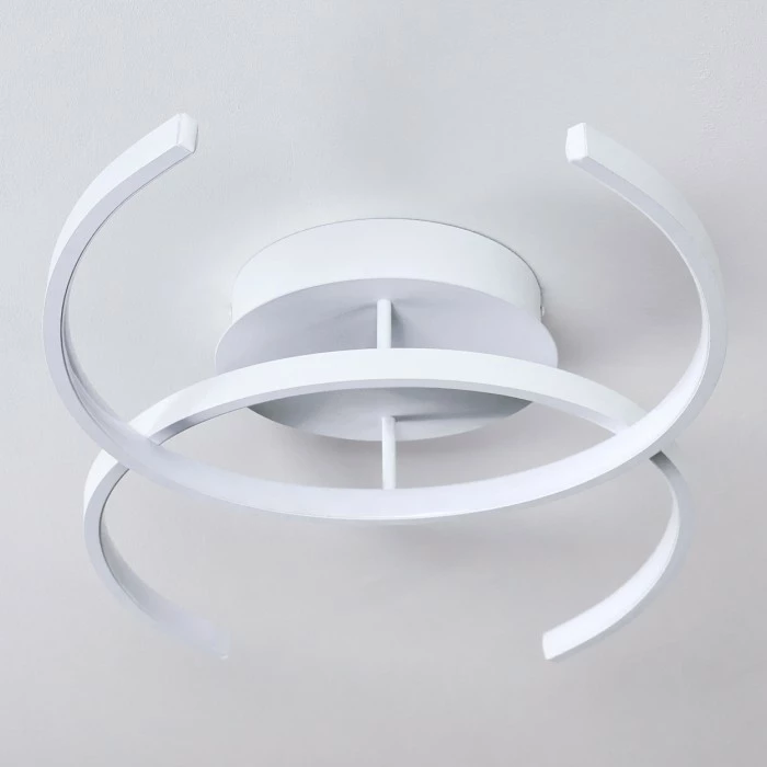 Hofstein Guinea Deckenleuchte LED Weiß, 2-flammig 9 Hofstein Guinea Deckenleuchte LED Weiß, 2-flammig – Bild 9