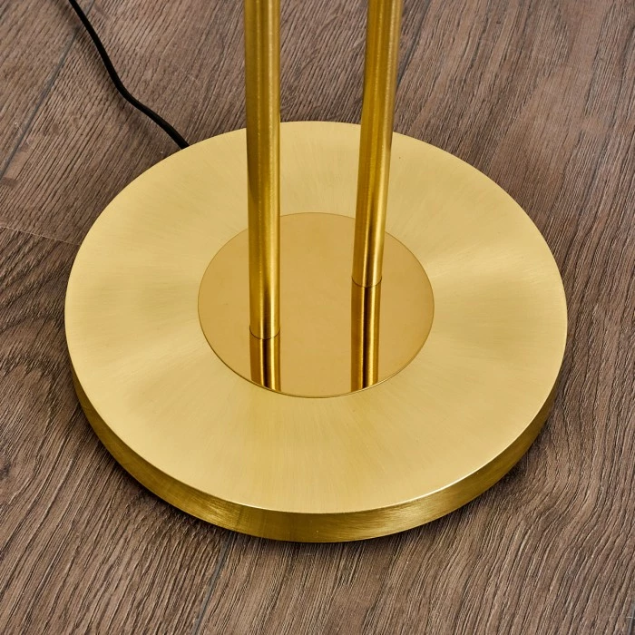 Hofstein Gulkana Stehleuchte LED Gold, 2-flammig 20 Hofstein Gulkana Stehleuchte LED Gold, 2-flammig – Bild 20