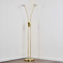 Hofstein Gulkana Stehleuchte LED Gold, 2-flammig 44 Hofstein Gulkana Stehleuchte LED Gold, 2-flammig -LED Leuchten Verkäufe gulkana stehleuchte h3308790 21