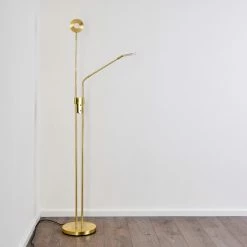 Hofstein Gulkana Stehleuchte LED Gold, 2-flammig 45 Hofstein Gulkana Stehleuchte LED Gold, 2-flammig -LED Leuchten Verkäufe gulkana stehleuchte h3308790 22