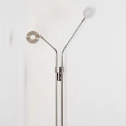 Hofstein Gulkana Stehleuchte LED Nickel-Matt, 2-flammig 31 Hofstein Gulkana Stehleuchte LED Nickel-Matt, 2-flammig -LED Leuchten Verkäufe gulkana stehleuchte h3357880 11