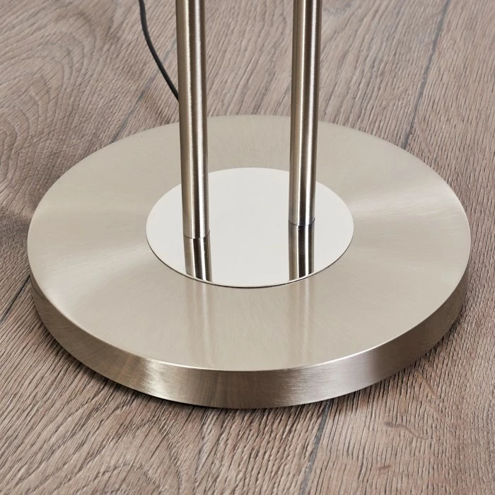 Hofstein Gulkana Stehleuchte LED Nickel-Matt, 2-flammig 20 Hofstein Gulkana Stehleuchte LED Nickel-Matt, 2-flammig – Bild 20