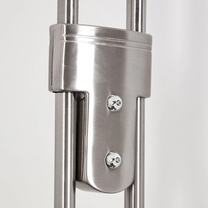 Hofstein Gulkana Stehleuchte LED Nickel-Matt, 2-flammig 9 Hofstein Gulkana Stehleuchte LED Nickel-Matt, 2-flammig – Bild 9