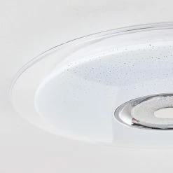 Hofstein Haderup Deckenleuchte LED Chrom, Weiß, 1-flammig, Fernbedienung -LED Leuchten Verkäufe haderup deckenleuchte h3169421 do1 13