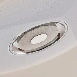 Hofstein Haderup Deckenleuchte LED Chrom, Weiß, 1-flammig, Fernbedienung -LED Leuchten Verkäufe haderup deckenleuchte h3169421 do1 20