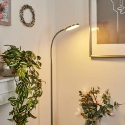 Hofstein Haltia Stehleuchte LED Nickel-Matt, 1-flammig 16 Hofstein Haltia Stehleuchte LED Nickel-Matt, 1-flammig -LED Leuchten Verkäufe haltia stehleuchte h3653173 6