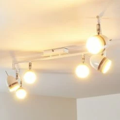 Hofstein Hamburg Deckenspot LED Weiß, 6-flammig -LED Leuchten Verkäufe hamburg deckenspot h371 19