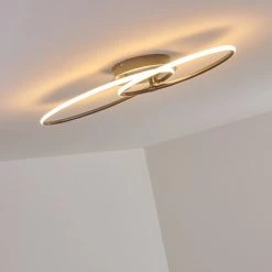 Hofstein Harpeth Deckenleuchte LED Nickel-Matt, 1-flammig -LED Leuchten Verkäufe harpeth deckenleuchte h3311653 10