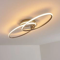 Hofstein Harpeth Deckenleuchte LED Nickel-Matt, 1-flammig -LED Leuchten Verkäufe harpeth deckenleuchte h3311653 2