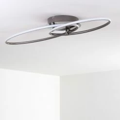 Hofstein Harpeth Deckenleuchte LED Nickel-Matt, 1-flammig -LED Leuchten Verkäufe harpeth deckenleuchte h3311653 3