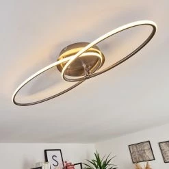 Hofstein Harpeth Deckenleuchte LED Nickel-Matt, 1-flammig 18 Hofstein Harpeth Deckenleuchte LED Nickel-Matt, 1-flammig -LED Leuchten Verkäufe harpeth deckenleuchte h3383049 8