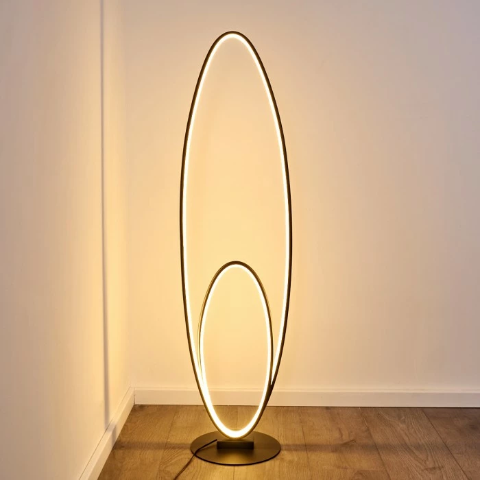 Hofstein Harpeth Stehleuchte LED Schwarz, 1-flammig 12 Hofstein Harpeth Stehleuchte LED Schwarz, 1-flammig – Bild 12