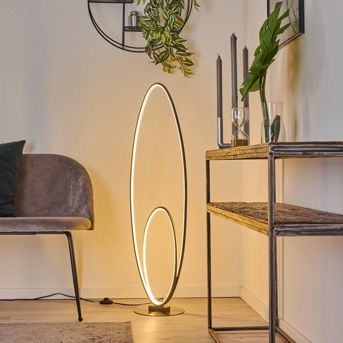 Hofstein Harpeth Stehleuchte LED Grau, 1-flammig 9 Hofstein Harpeth Stehleuchte LED Grau, 1-flammig – Bild 9