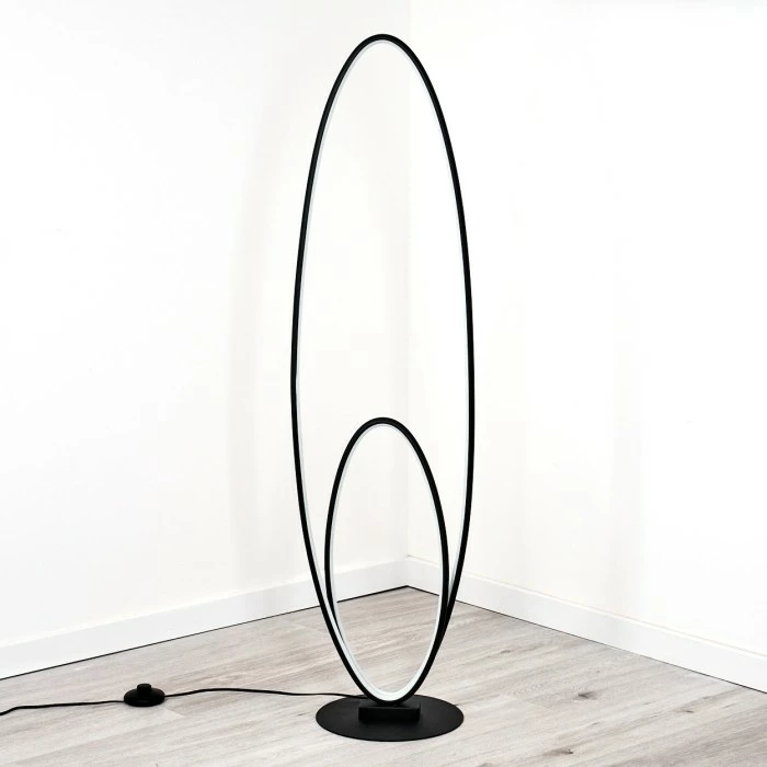 Hofstein Harpeth Stehleuchte LED Schwarz, 1-flammig 8 Hofstein Harpeth Stehleuchte LED Schwarz, 1-flammig – Bild 8