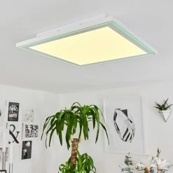 Hofstein Haumonia Deckenpanel LED Wei&szlig;, 2-flammig, Fernbedienung, Farbwechsler -LED Leuchten Verkäufe haumonia deckenpanel h3562635 8