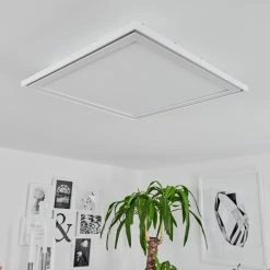 Hofstein Haumonia Deckenpanel LED Wei&szlig;, 2-flammig, Fernbedienung, Farbwechsler -LED Leuchten Verkäufe haumonia deckenpanel h3562635 9