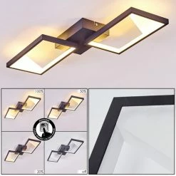 Hofstein Haya Deckenleuchte LED Schwarz, 2-flammig