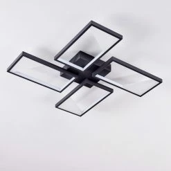 Hofstein Haya Deckenleuchte LED Schwarz, 4-flammig 17 Hofstein Haya Deckenleuchte LED Schwarz, 4-flammig -LED Leuchten Verkäufe haya deckenleuchte h3381762 7