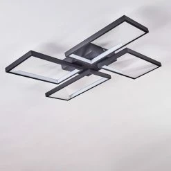 Hofstein Haya Deckenleuchte LED Schwarz, 4-flammig 19 Hofstein Haya Deckenleuchte LED Schwarz, 4-flammig -LED Leuchten Verkäufe haya deckenleuchte h3381762 9