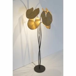 Holl&auml;nder CONTROVERSIA Stehleuchte LED Schwarz, Braun, Gold, 5-flammig -LED Leuchten Verkäufe hollaender controversia stehleuchte 300 k 11169 3