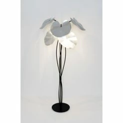 Holl&auml;nder CONTROVERSIA Stehleuchte LED Schwarz, Silber, Braun, 5-flammig