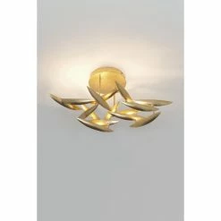 Holl&auml;nder REGATTA Deckenleuchte LED Gold, 9-flammig