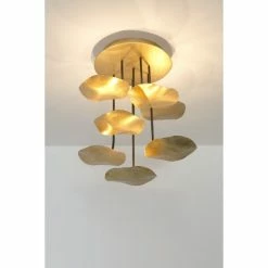 Holl&auml;nder SETTE GNOMO Deckenleuchte LED Gold, 7-flammig