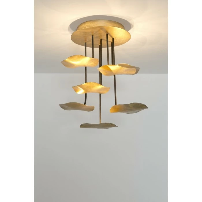 Holländer SETTE GNOMO Deckenleuchte LED Gold, 7-flammig 2 Holländer SETTE GNOMO Deckenleuchte LED Gold, 7-flammig – Bild 2