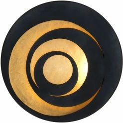 Holl&auml;nder SPIRALE Deckenleuchte LED Schwarz, Braun, Gold, 1-flammig -LED Leuchten Verkäufe hollaender spirale deckenleuchte 300 k 16100 3