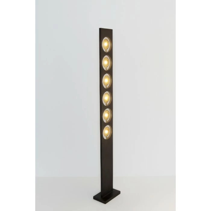 Holländer TENACIA Stehleuchte LED Braun, Gold, 6-flammig 3 Holländer TENACIA Stehleuchte LED Braun, Gold, 6-flammig – Bild 3