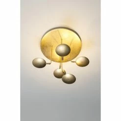 Holl&auml;nder TRASFORMISTA Deckenleuchte LED Gold, 5-flammig