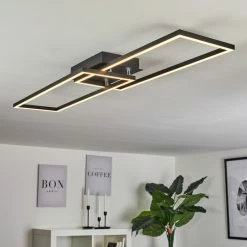 Hofstein Hyacinthe Deckenleuchte LED Chrom, Schwarz, 1-flammig 23 Hofstein Hyacinthe Deckenleuchte LED Chrom, Schwarz, 1-flammig -LED Leuchten Verkäufe hyacinthe deckenleuchte h3457153 10