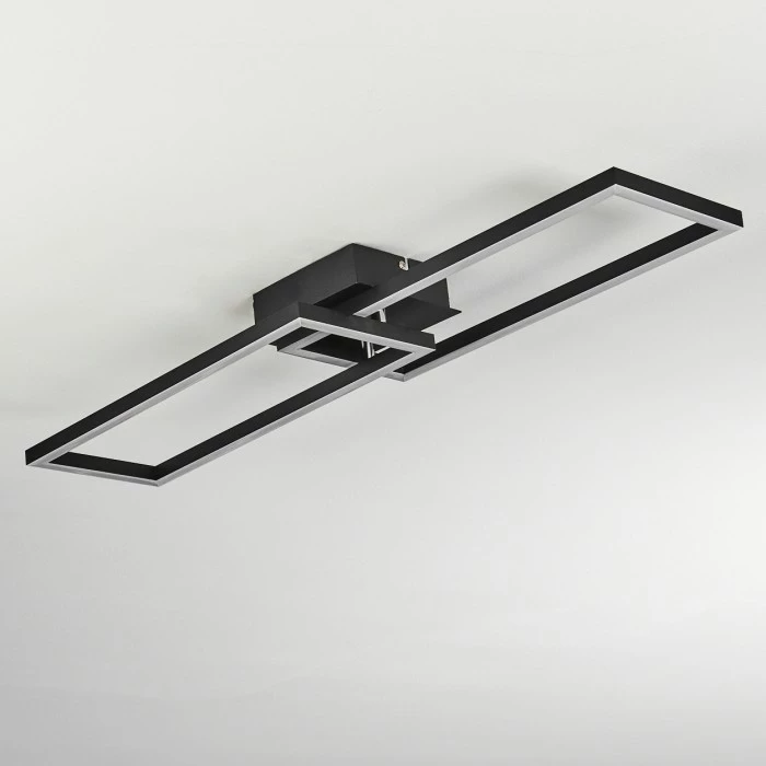 Hofstein Hyacinthe Deckenleuchte LED Chrom, Schwarz, 1-flammig 8 Hofstein Hyacinthe Deckenleuchte LED Chrom, Schwarz, 1-flammig – Bild 8