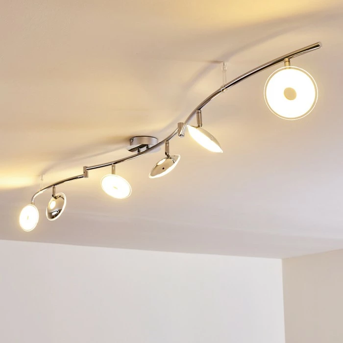 Hofstein Ibex Deckenleuchte LED Chrom, 6-flammig 8 Hofstein Ibex Deckenleuchte LED Chrom, 6-flammig – Bild 8