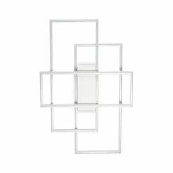 Ideallux FRAME-1 Deckenleuchte LED Wei&szlig;, 1-flammig