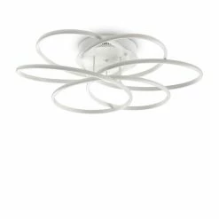 Ideallux KAROL Deckenleuchte LED Wei&szlig;, 1-flammig